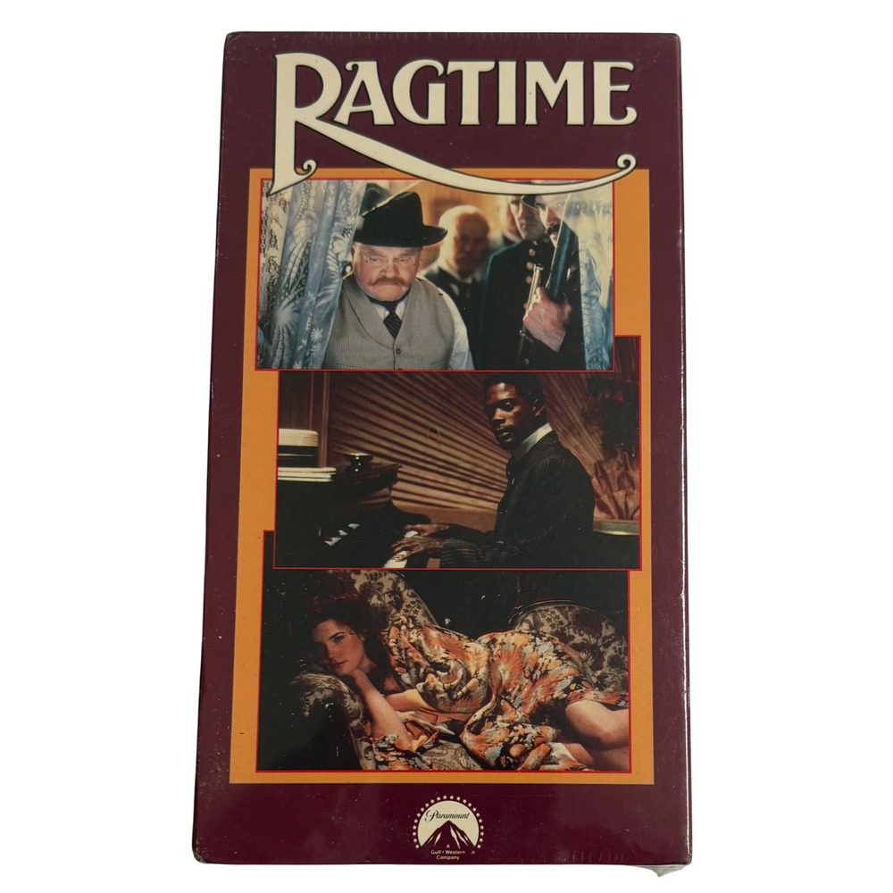 Ragtime VHS 1981 Movie James Cagney Paramount Home Video Factory Sealed New